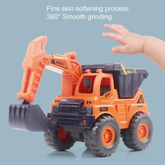 Auto Toy Polished Smoothly Innovative Plastic Children Excavator with Bucket for Child
