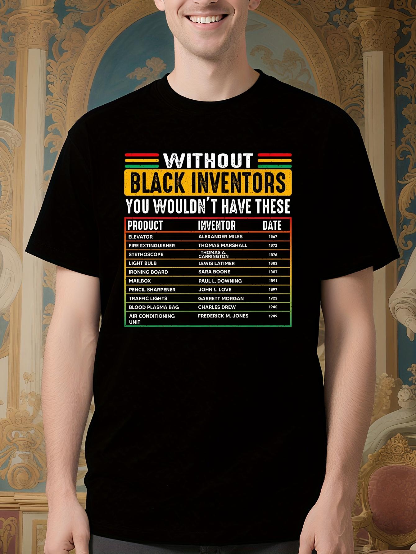 Black History Month Tshirt - Forgotten Black Inventors Gr... S