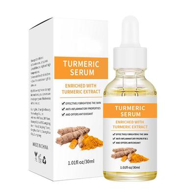 Siero Viso alla Curcuma Idratante Illuminante Anti-Lentiggini Anti-Rughe Essenza per la Pelle