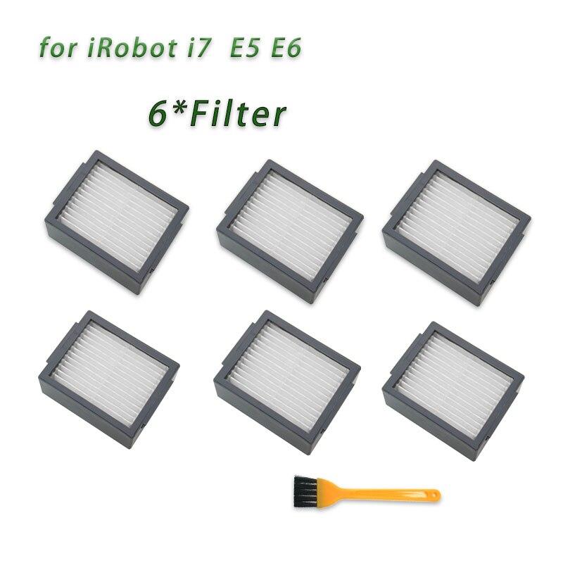 Accessories Brush Roll Side Brush Hepa Filter for iRobot Roomba I7 E5 E6 I Series Robot Vacuum Cleaner Replacement Spare Parts
