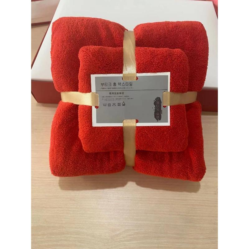 

Мягкое Впитывающее Однотонное Кружевное Полотенце 1 bath towe& 1 towel темно-красного