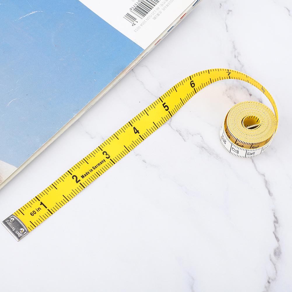 10 Pcs Tape Measure PU Material Soft Measuring Ruler 150cm 60in for Multiple Purposes