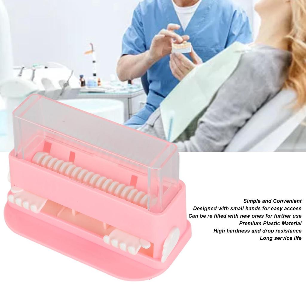 Applicator Holder Box Transparent Large Capacity Plastic Dental Applicator Brush Dispenser