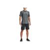 Under Armour Outdoor Casual Training Sport Printed Crew Neck Pullover Short Sleeve T-Shirt Men Tops Gray 1361756-002