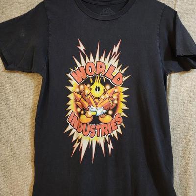 World Industries T-Shirt Black Size S