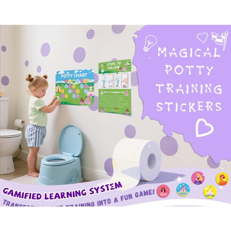 Kids Potty Training Reward Sticker Chart For Boys And Girls Habit Cultivation