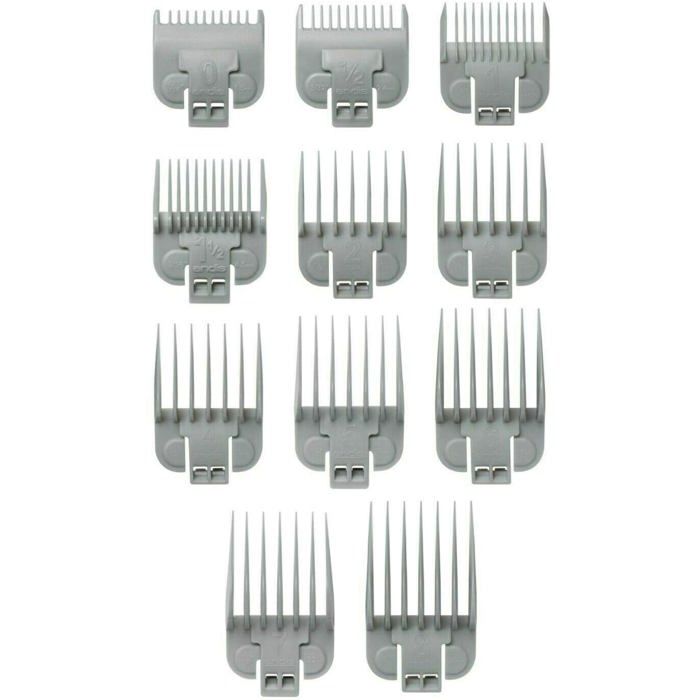 Tondeuse a barbe Andis - 66565 - Lot de 11 Peignes de Fixation pour Lame 0,1401 kg