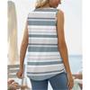 Summer Tank Tops for Women Loose Fit Pleated Square Neck Sleeveless Tops Curved Hem Flowy Tops