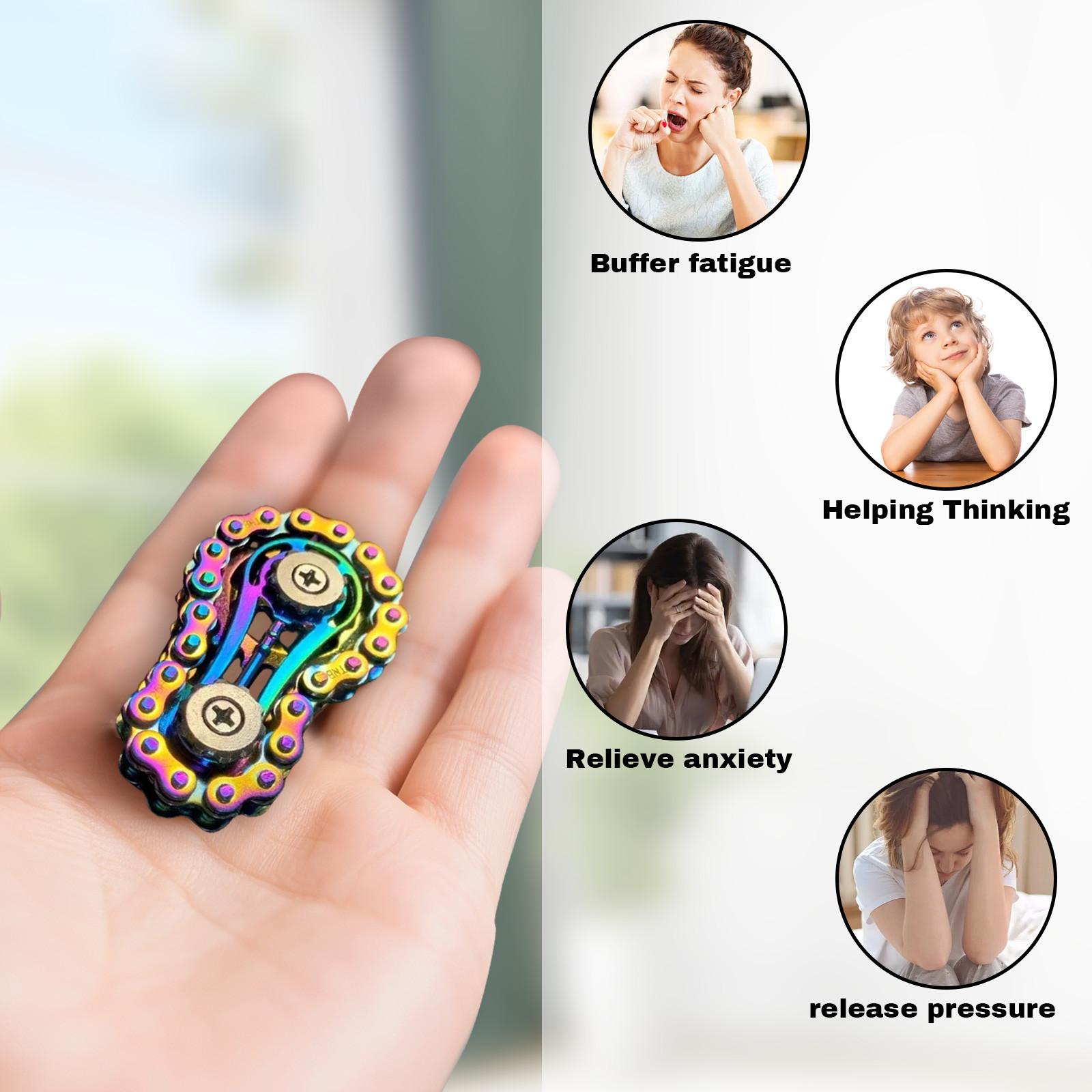 

Зубья цепи, Маховик, Гироскоп на кончике пальца, Механическая скука для взрослых, Времяпровождение, Декомпрессия, Автомобильные цепи, Металлические игрушки One Size