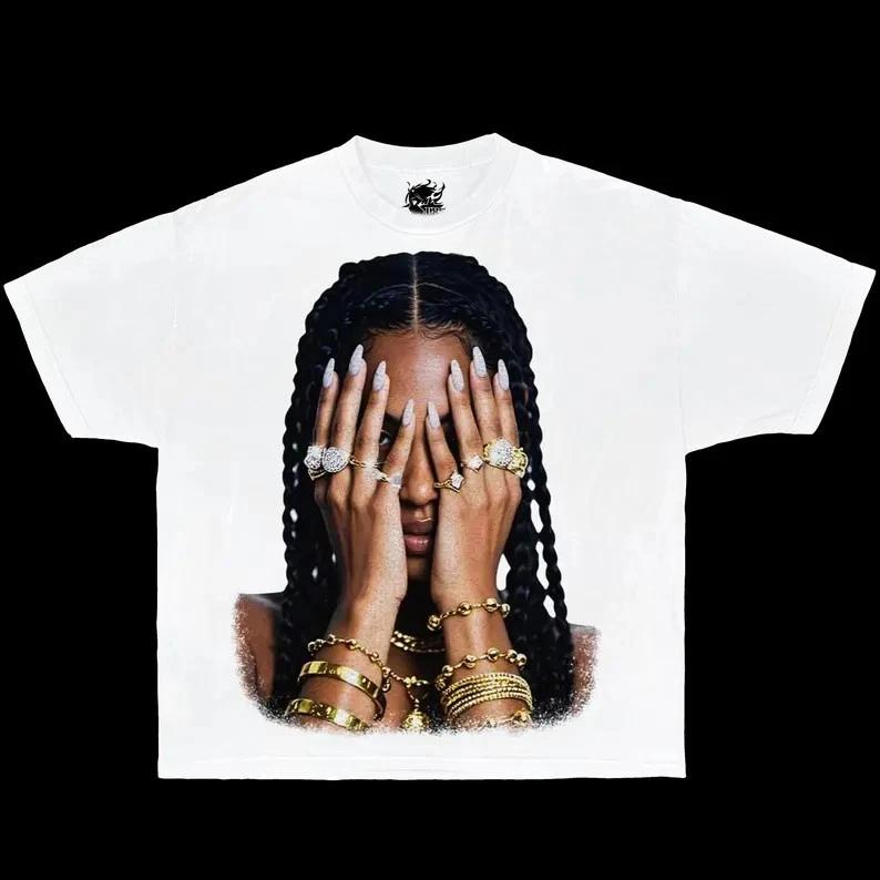 JEWELS Graphic Boxy T-Shirt, oversized, graphic, t-shirt, streetwear L