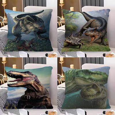 Jurassic Dinosaurs 45*45cm Cushion Cover Pillow Cover Decor Pillowcase Home Pillowcase For Couch Pillow