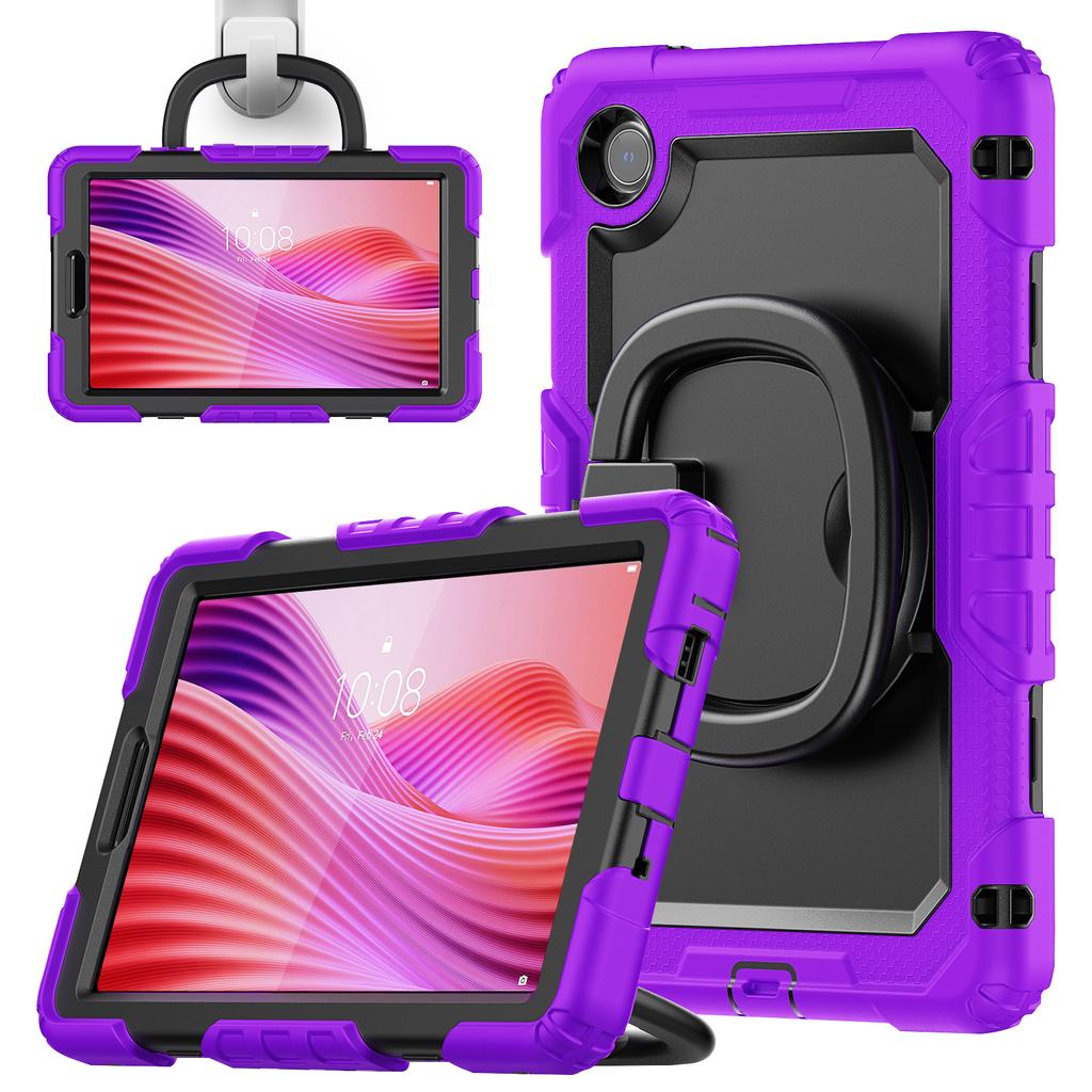 For Lenovo Tab K9 TB305FU Case Ring Kickstand PC+Silicone Shockproof Tablet Cover