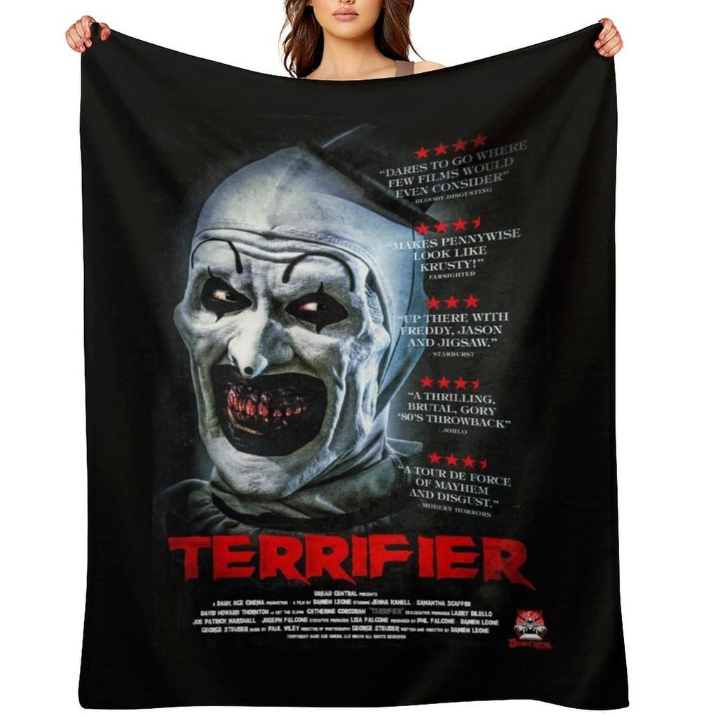 TERRIFIER Throw Blanket Comforter Luxury Designer For Decorative Sofa Summer Beddings Blankets