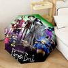 1PC Corpse Bride Moonlit Romance Automatic Umbrella - Suitable Travel Outdoor Portable Umbrella Birthday Gift Daily Essentials