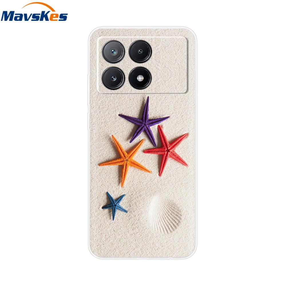 Poco X6 Pro Case Soft Clear Silicone Phone Case For Xiaomi Pocox6 Poco X6  X 6 Pro X6Pro 5G Shockproof Shell Mask Bag Back Cover