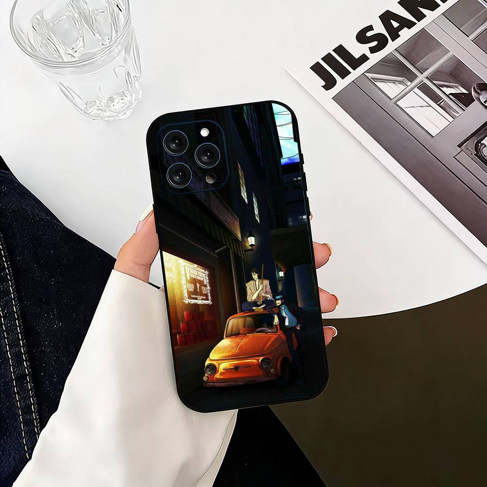 Lupin the Third Daisuke Jigen  Phone Case For iPhone 17, 16,15,14,13,12,11 Plus,Pro Max, Others Soft Black Cover
