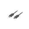 LANBERG CABLE 2.0 LANBERG USB C MALE/USB C MALE 1M BLACK