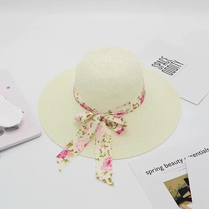 Women's Anti-UV Summer Sun Hat - Breathable Straw Hat for Outdoors, Cycling, Climbing