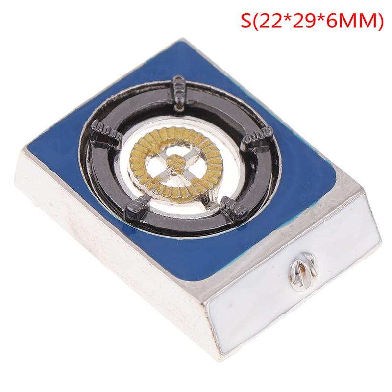 

1:12 Dollhouse Decoration Metal Gas Stove Miniature Cooker Toy Kitchen S(22*29*6MM)
