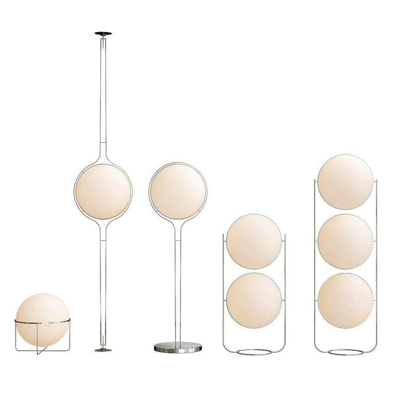 Nordic Mid-Century Bauhaus Sphere Floor Lamp – Minimalist Designer Bedside Light