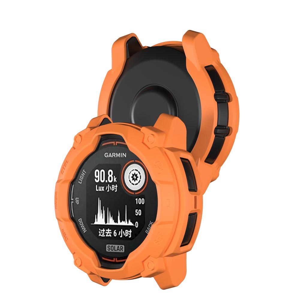 Cover Guscio in TPU per Orologi Braccialetto Intelligente per Garmin Instinct 3 Custodia Protettiva 45mm/50mm Cornice Orologio per Garmin Instinct3 Lunetta