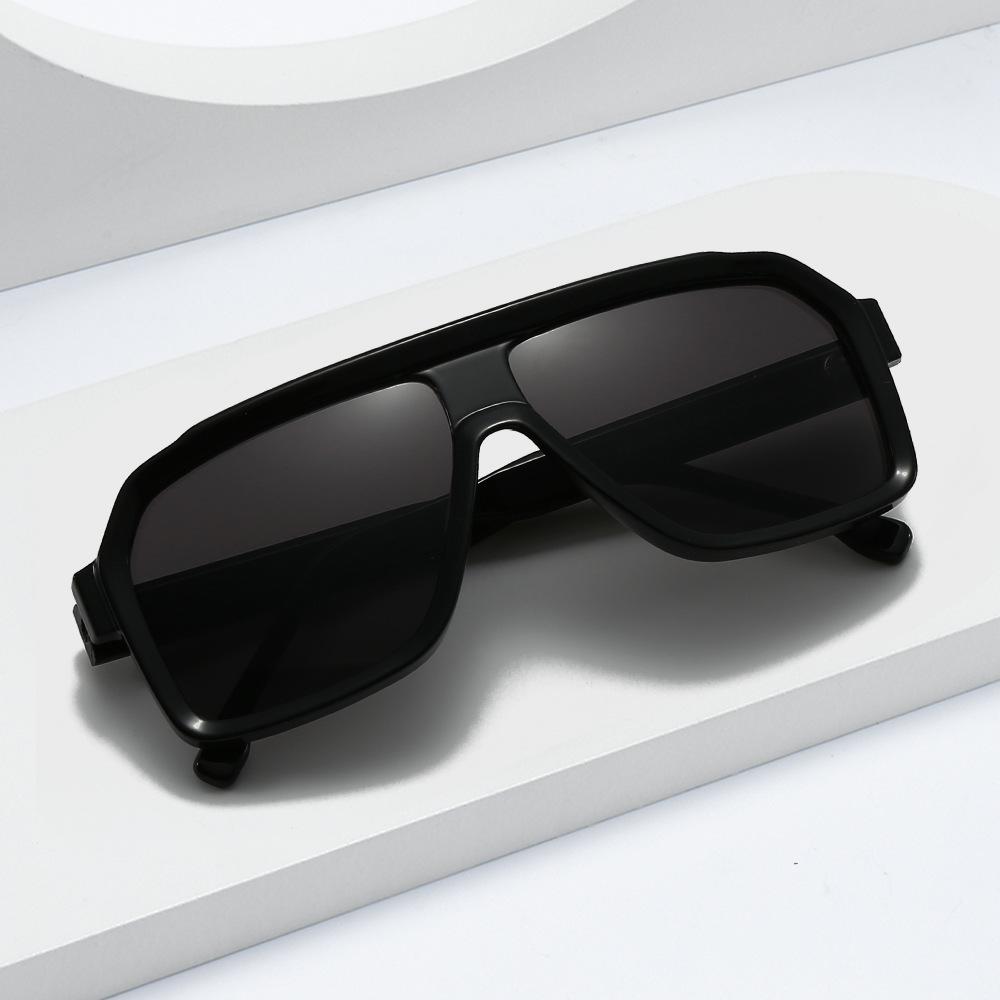  Oversized Retro Men Pilot Sunglasses Fashion Gradient Women Luxury Shades UV400 Outdoor Driving Square Sun Glasses