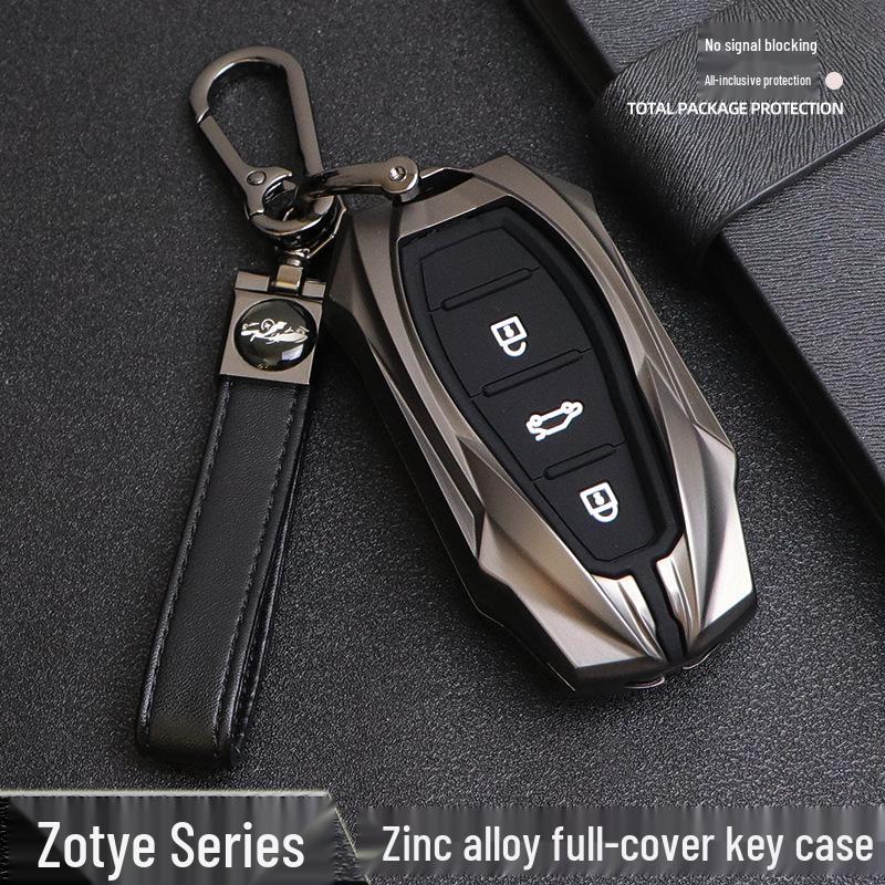 Zotye T700 T600 Damai X5 T300 Key Case: Premium Metal Shell with Buckle