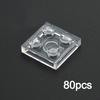 DIY Transparent Thin Plate Figures 3024 3023 Building Blocks 1x1 2X2 1x2 Dot Assemblage Educational Construction Clear Brick Toy