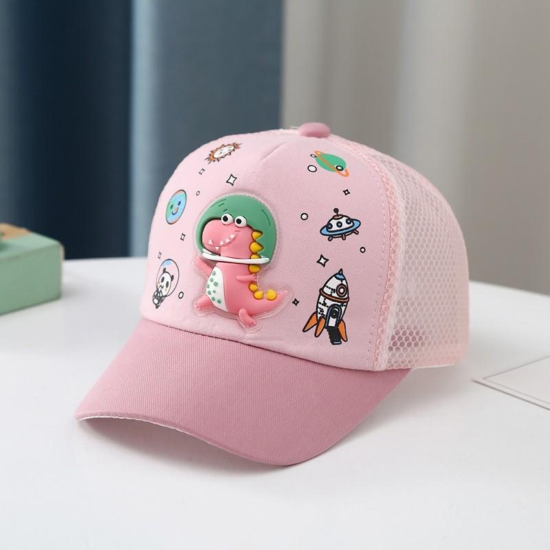 Childrens Cartoon Cotton Baseball Cap With Sun Protection And Breathability For Summer Play