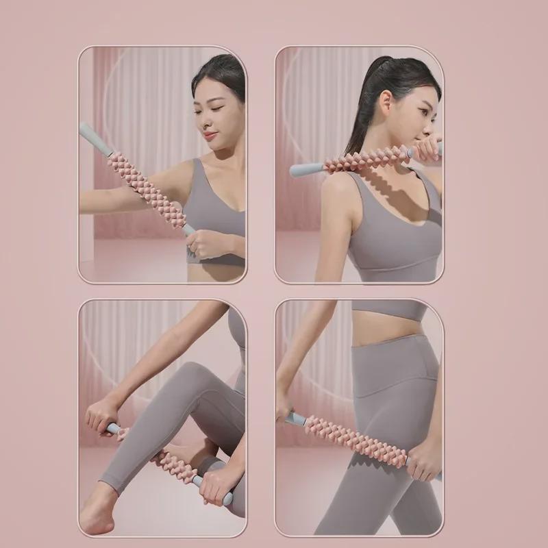 Mace Roller Stick zur Entspannung der Wadenmuskulatur – Tiefenmassage der Faszien, dünne Beine, Yoga-Ausrüstung