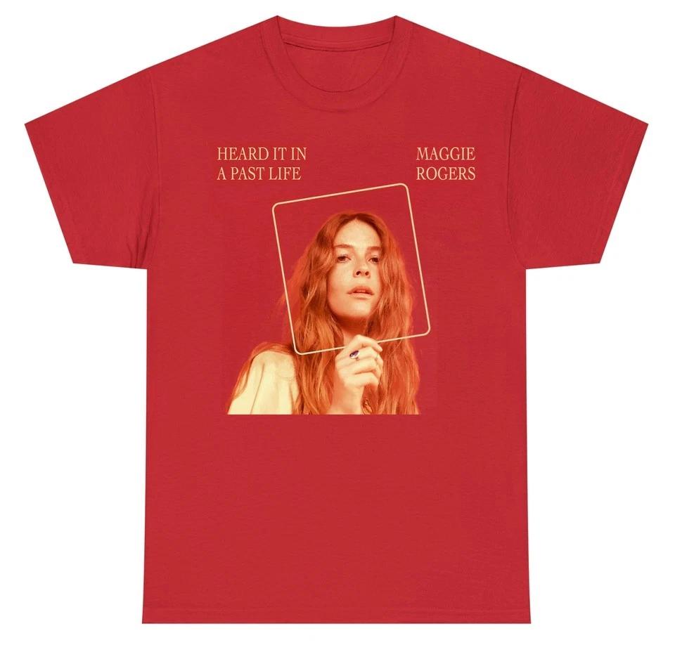 Maggie rogers heart It in a past Life S-234XL Red Shirt E016 XL