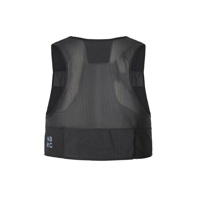 New Balance Gilet Uomo Nero Senza Collo Moderato Altro MV11282-BK
