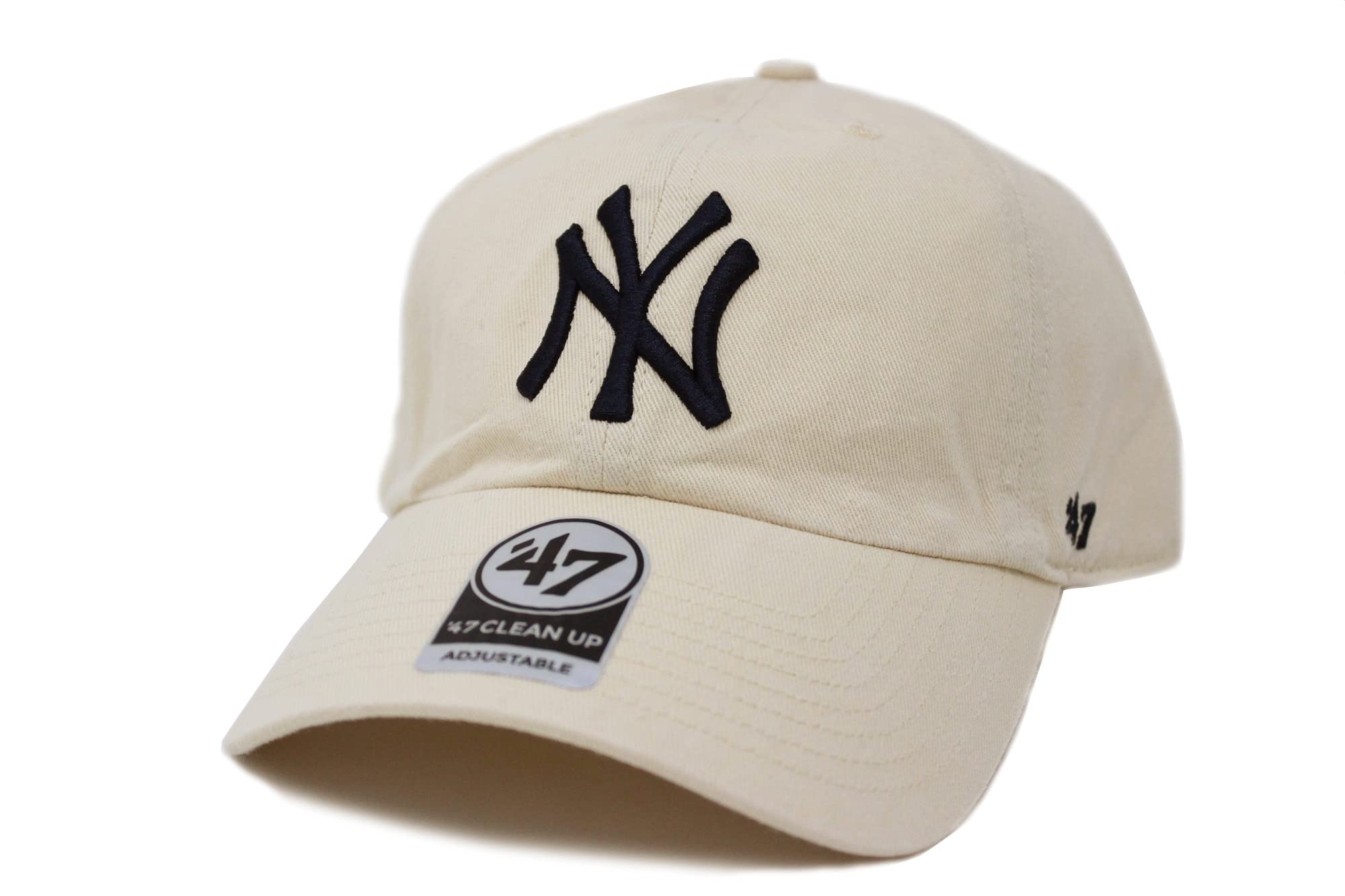 

47 Brand Cap CLEAN UP NEW YORK YANKEES Янкиз (натуральный) Свободный размер