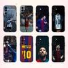 Coque de téléphone Cool F-Footballer M-MessiS Pour Samsung Galaxy A73,A72,A71,A70,A53,A52,A51,Autres Coque Noire Souple