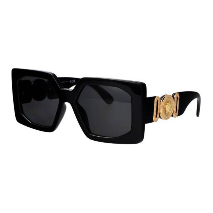 

Versace Square Sunglasses Women sunglasses Black 0VE4478U-GB1/87 Basic Packaging-Eyeglass Case+Box