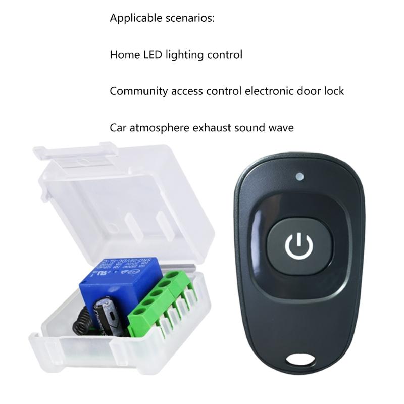 DIY Wireless 433MHz 315mhz Universal Remote Control Switches 12V High Current Remote RF Receiver Module For LED Lights