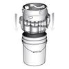 With Mesh Fishing Bucket Organizer Waterproof Bucket Tool Bag for 5 Gallon Bucket Hiking Camping