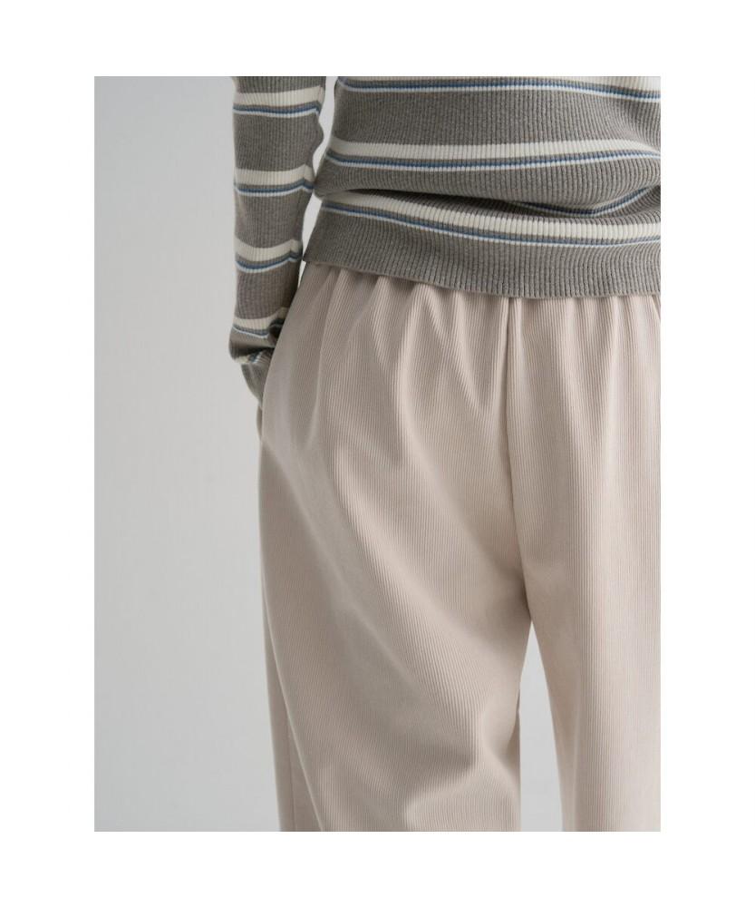 8SECONDS Corduroy Elastic Pants Ivory
