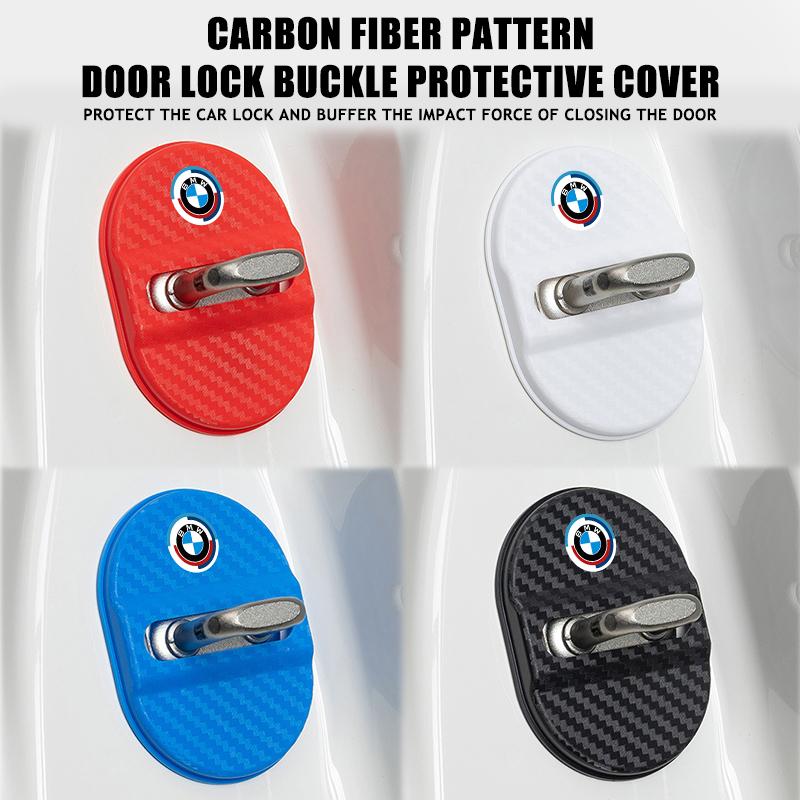AAACE1 Car Door Lock Buckle Protective Cover Interior Rust Prevention For BMW M3 M5 E36 E39 E46 E60 E61 E64 E70 E71 E80 E85 E87 E90 E83