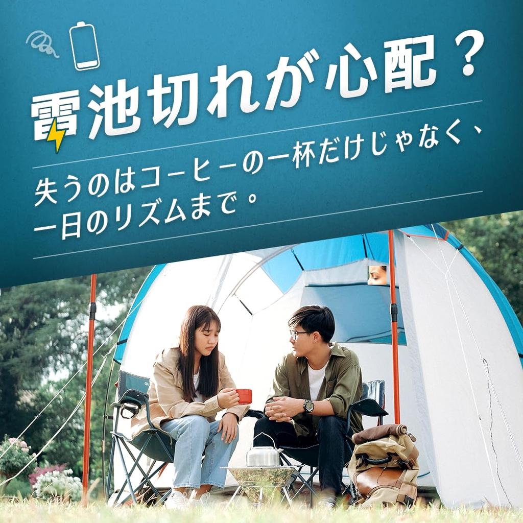 FEMOBOOK A2 Electric Coffee Grinder, Mortar-Style, USB Rechargeable, Cordless, Adjustable Grind Size, 120 Levels, Easy Operation, Automatic Shut-Off,