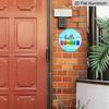 2D Flat Summer Popsicle Aluminum Decorative Signs and Plaques in Various Sizes. "Hello Summer" Rainbow Popsicle Pattern Wall Decorations, Suitable