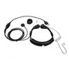 Throat Mic Earpiece Acoustic Tube Headset with Finger PTT for Alan Midland LXT600VP3 LXT500VP3