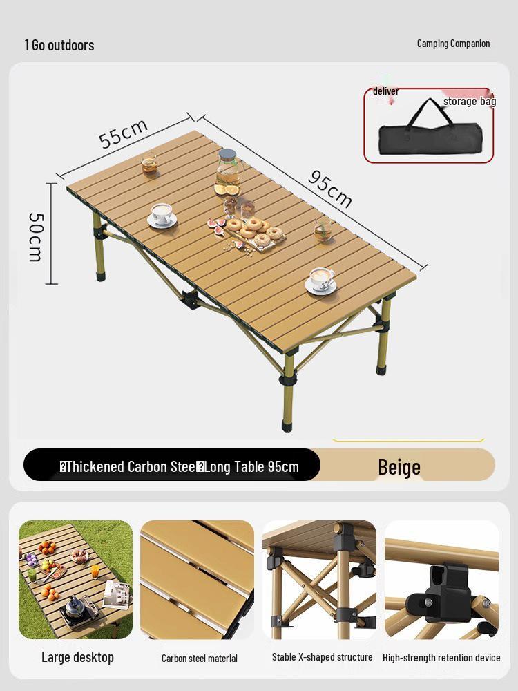 Portable Outdoor Folding Table & Chair Set - Perfect for Camping & Picnics