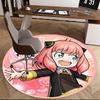Anime Character,Pink Hair Girl Chair mat Round Rug Office carpet, Non slip, Suitable for Living Rooms, Bedrooms,Decor1205884a