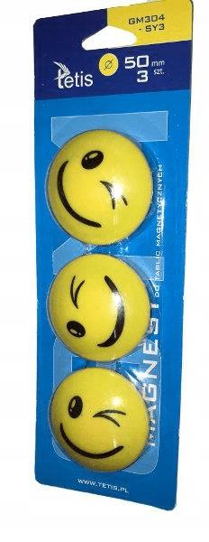 MAGNESY DO T. 50MM/3 ŻÓŁTE UŚMIECH TETIS
