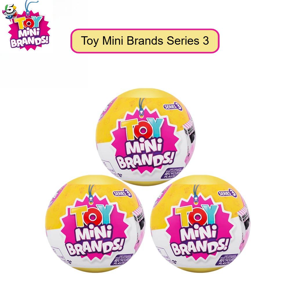 5 Surprise Mini Brands Toys Series 3Blind Box Collectibles Over 90 Minis Simulation Model Supermarket Series