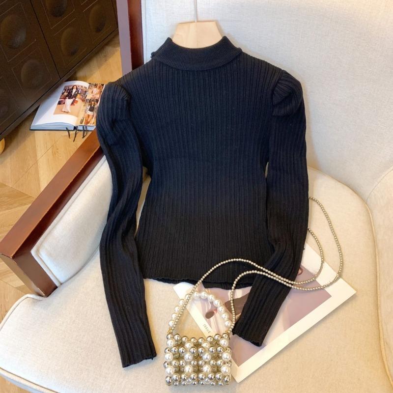 Autumn and Winter Sexy Lace V-neck Knitted Sweater for Women Fashion Slim Fit Base Pullovers Sweaters Women Elegant Solid Casual Knitwear Jumper 25567