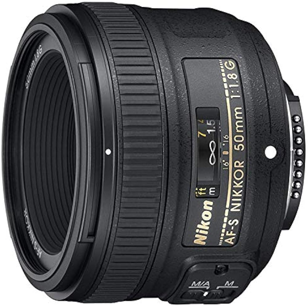 Nikon Single Focus Lens AF-S NIKKOR 50mm f/1.8g Full Size Compatible AF-S 50/1.8G