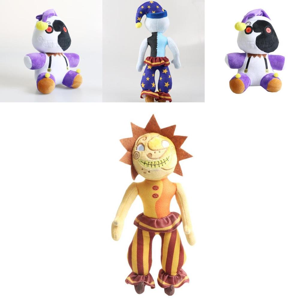 Super Soft Sundrop Moondrop Daycare Attendant Fnaf Plush Toy For Kids