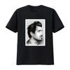 Realistic Sketch Black White Colin Farrell Celebrity Portrait Print Casual T Shirt Vintage Soft Stylish Stretched